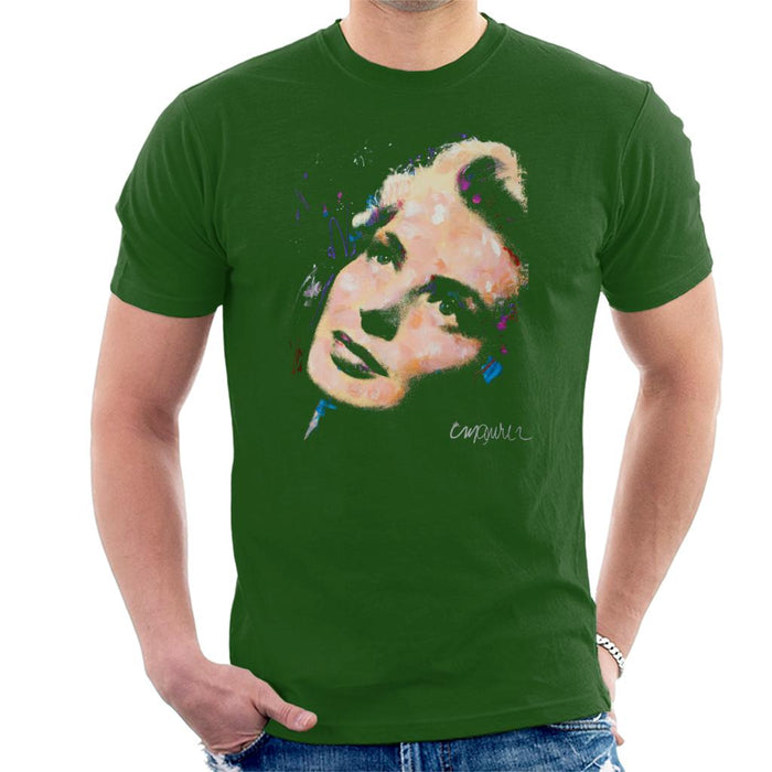 Sidney Maurer Original Portrait Of Ingrid Bergman Men's T-Shirt