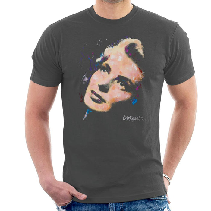 Sidney Maurer Original Portrait Of Ingrid Bergman Men's T-Shirt