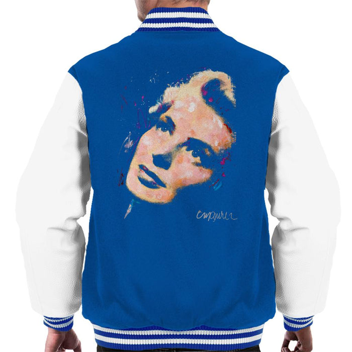 Sidney Maurer Original Portrait Of Ingrid Bergman Men's Varsity Jacket