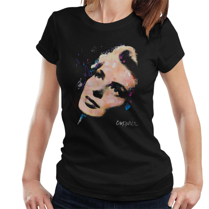 Sidney Maurer Original Portrait Of Ingrid Bergman Women's T-Shirt