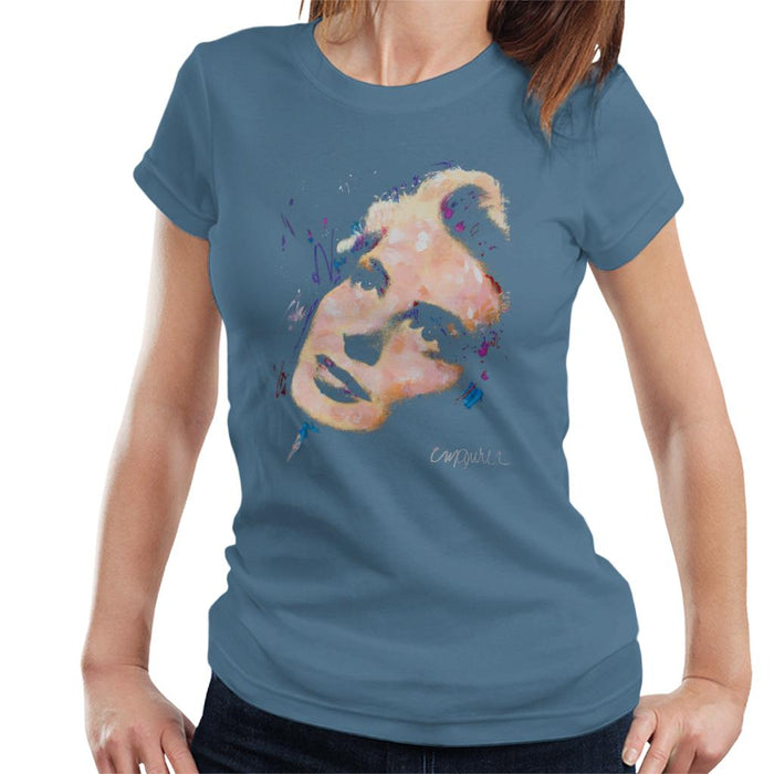 Sidney Maurer Original Portrait Of Ingrid Bergman Women's T-Shirt