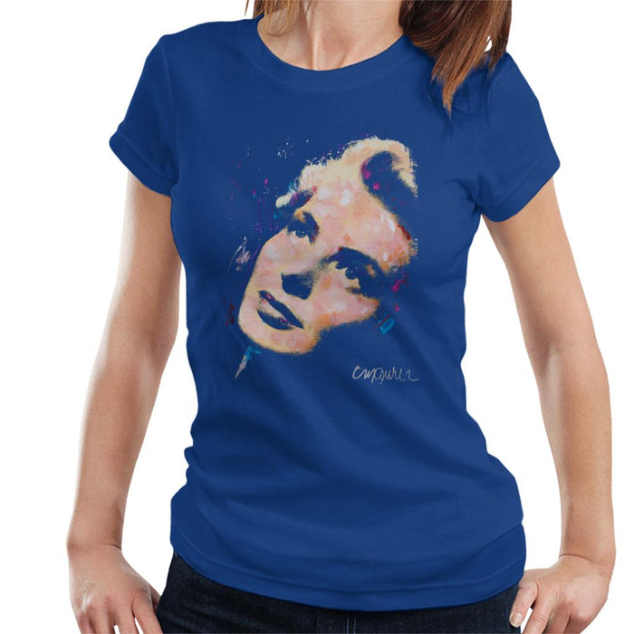 Sidney Maurer Original Portrait Of Ingrid Bergman Women's T-Shirt