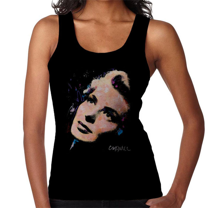 Sidney Maurer Original Portrait Of Ingrid Bergman Women's Vest