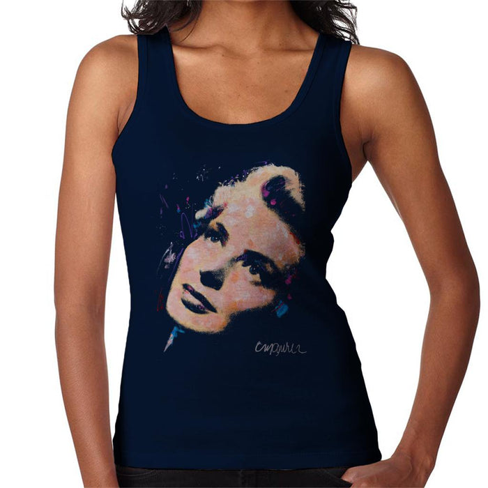 Sidney Maurer Original Portrait Of Ingrid Bergman Women's Vest