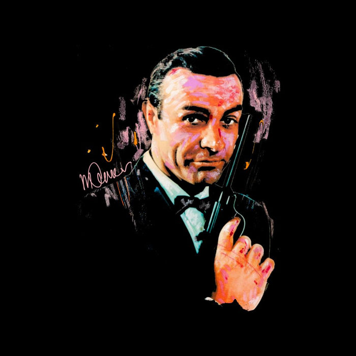 Sidney Maurer Original Portrait Of Sean Connery James Bond Kid's T-Shirt