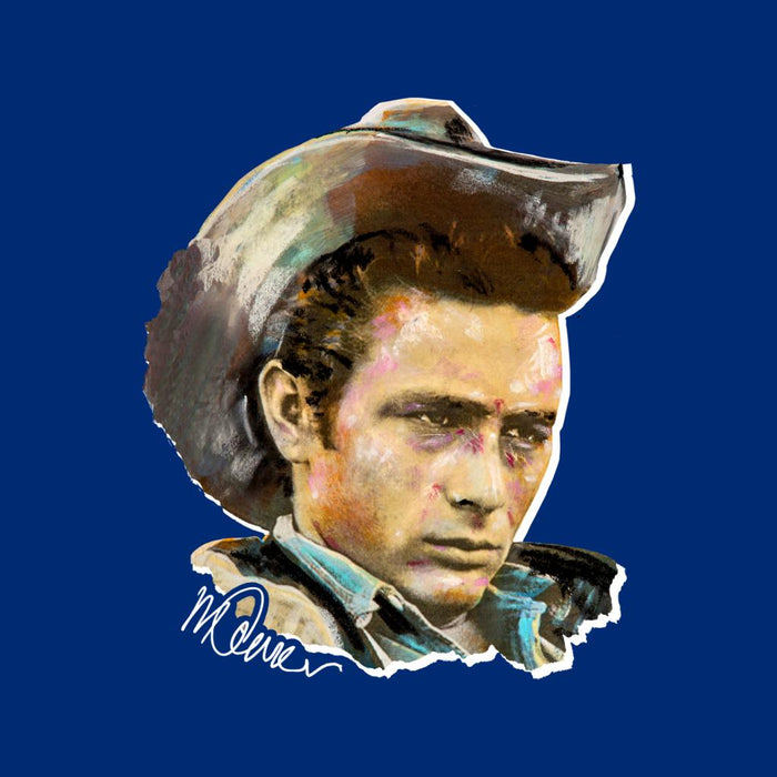 Sidney Maurer Original Portrait Of James Dean Cowboy Hat Women's Vest