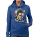 Sidney Maurer Original Portrait Of James Dean Cowboy Hat Women's Hooded Sweatshirt