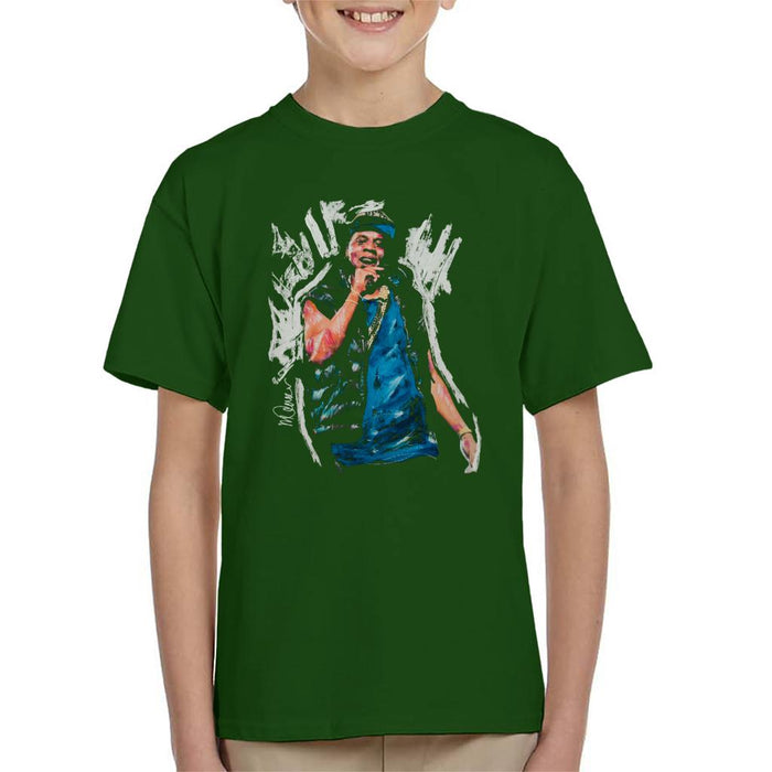 Sidney Maurer Original Portrait Of Jay Z Gilet Kid's T-Shirt