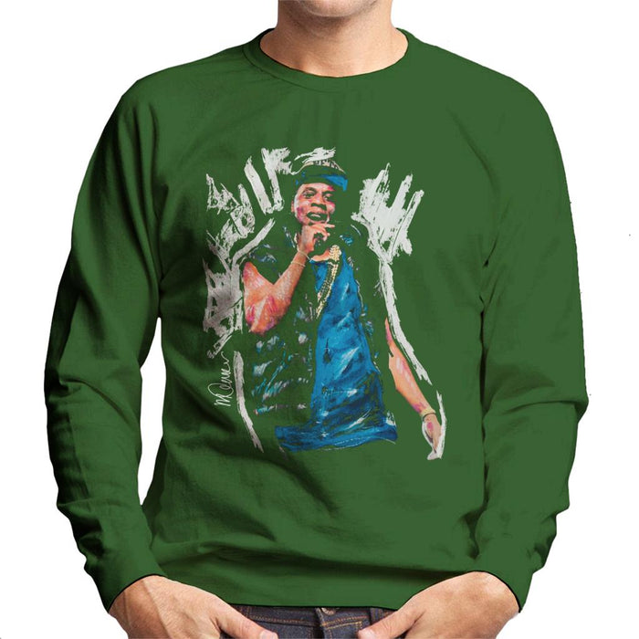 Sidney Maurer Original Portrait Of Jay Z Gilet Men's Sweatshirt