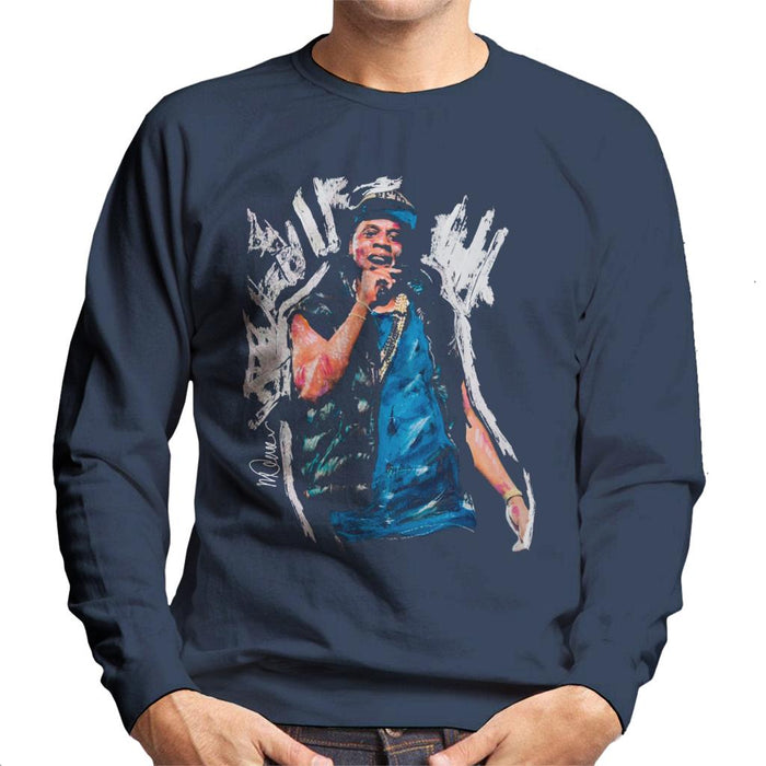 Sidney Maurer Original Portrait Of Jay Z Gilet Men's Sweatshirt