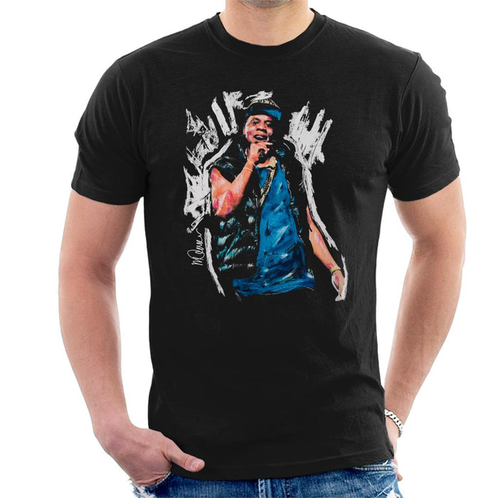 Sidney Maurer Original Portrait Of Jay Z Gilet Men's T-Shirt