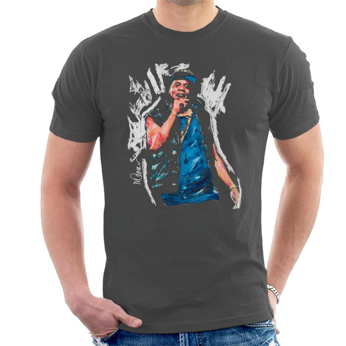 Sidney Maurer Original Portrait Of Jay Z Gilet Men's T-Shirt