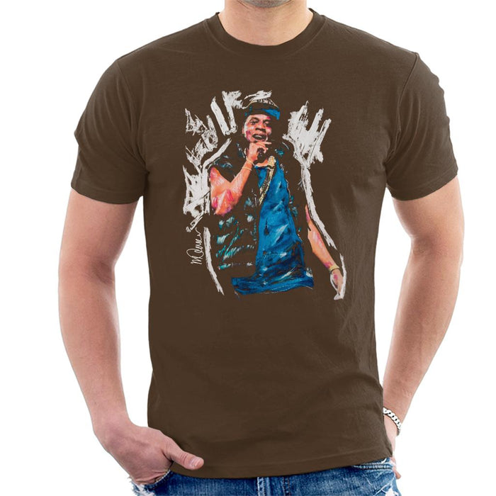 Sidney Maurer Original Portrait Of Jay Z Gilet Men's T-Shirt