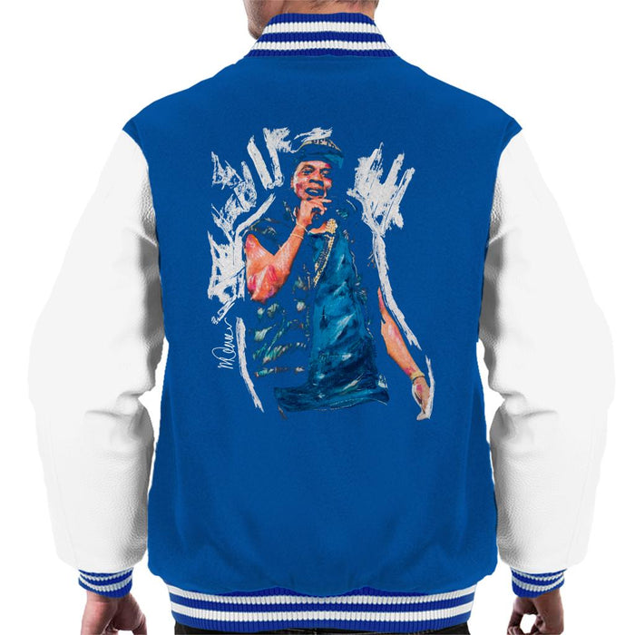 Sidney Maurer Original Portrait Of Jay Z Gilet Men's Varsity Jacket