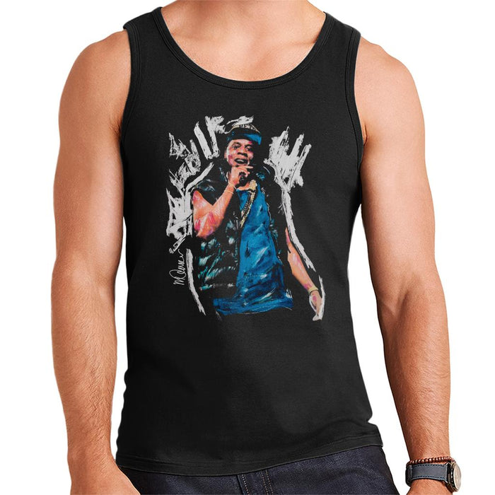 Sidney Maurer Original Portrait Of Jay Z Gilet Men's Vest