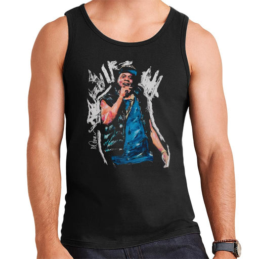 Sidney Maurer Original Portrait Of Jay Z Gilet Men's Vest