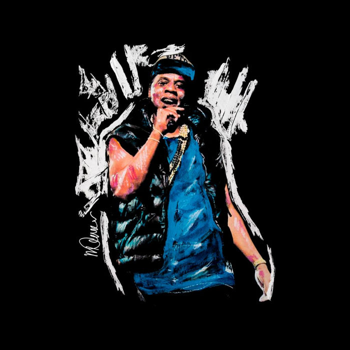 Sidney Maurer Original Portrait Of Jay Z Gilet Kid's Sweatshirt