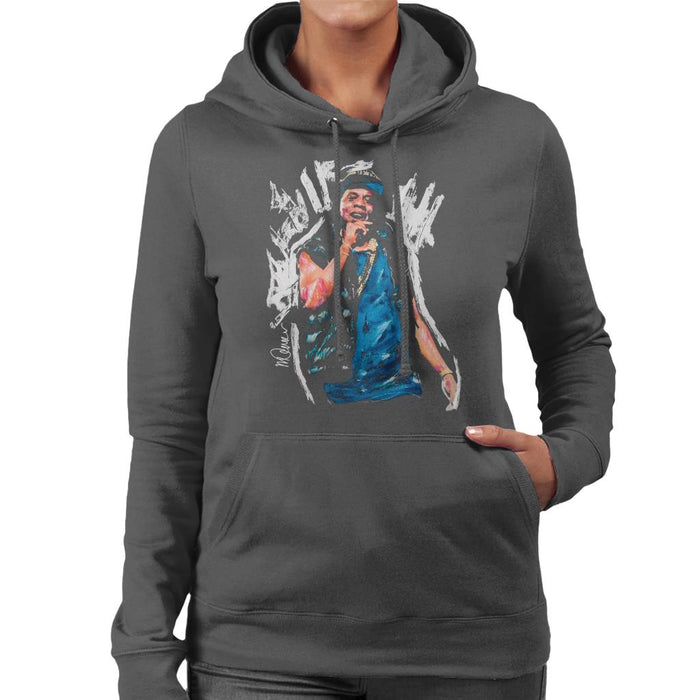 Sidney Maurer Original Portrait Of Jay Z Gilet Women's Hooded Sweatshirt