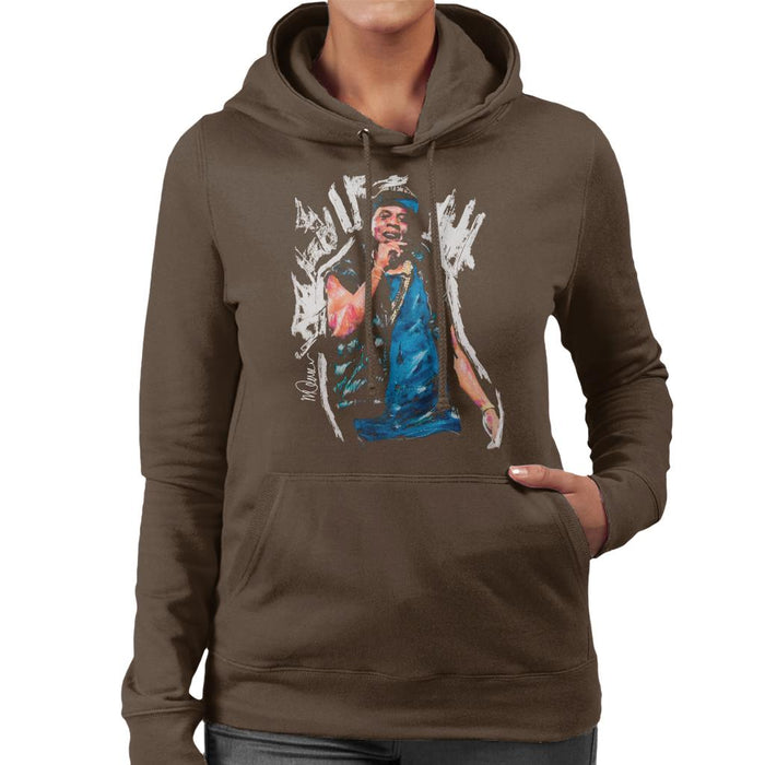 Sidney Maurer Original Portrait Of Jay Z Gilet Women's Hooded Sweatshirt