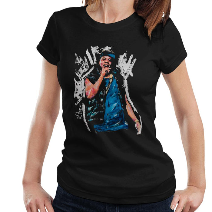 Sidney Maurer Original Portrait Of Jay Z Gilet Women's T-Shirt