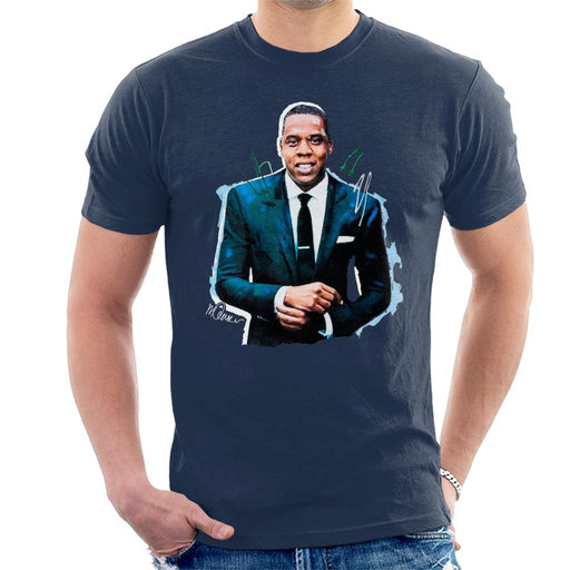 Sidney Maurer Original Portrait Of Jay Z Suit Men's T-Shirt