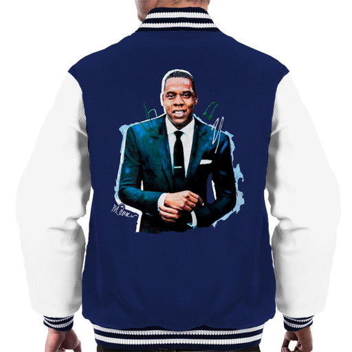Sidney Maurer Original Portrait Of Jay Z Suit Men's Varsity Jacket