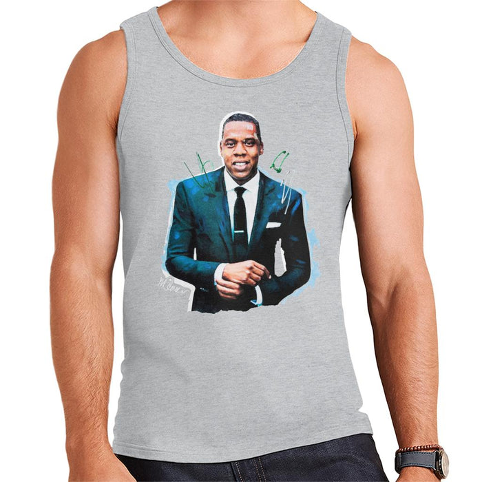 Sidney Maurer Original Portrait Of Jay Z Suit Men's Vest