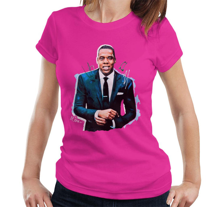 Sidney Maurer Original Portrait Of Jay Z Suit Women's T-Shirt