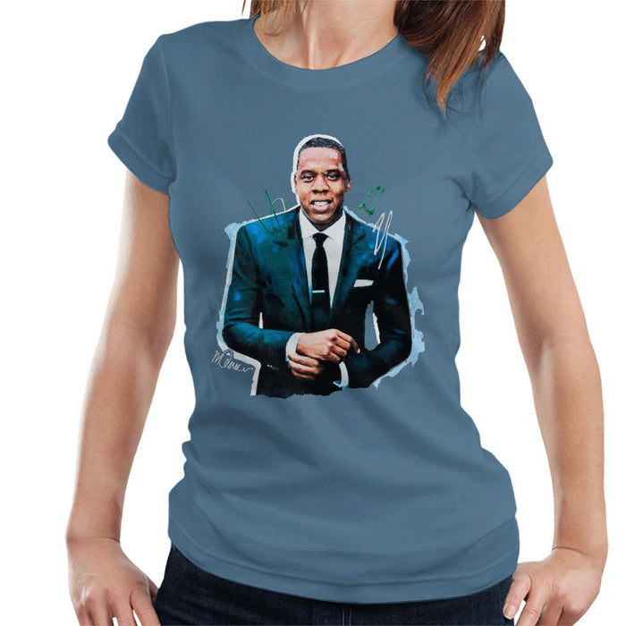 Sidney Maurer Original Portrait Of Jay Z Suit Women's T-Shirt