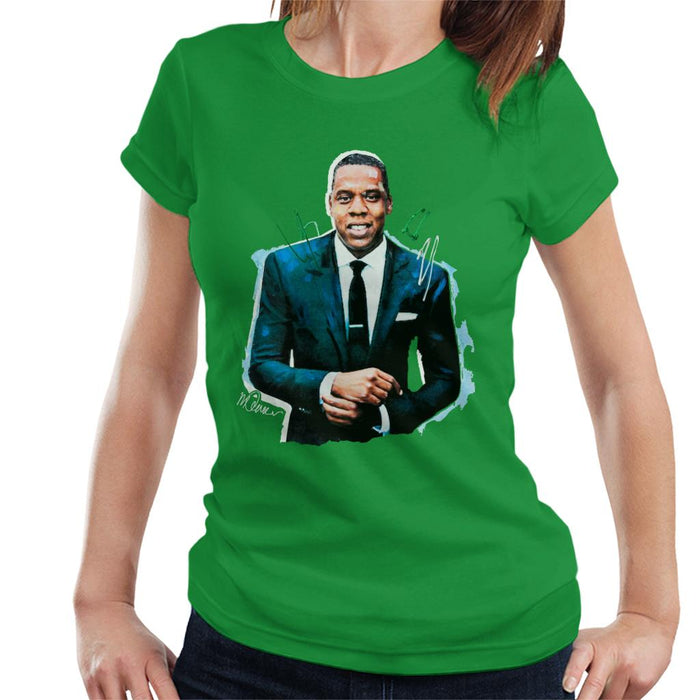 Sidney Maurer Original Portrait Of Jay Z Suit Women's T-Shirt