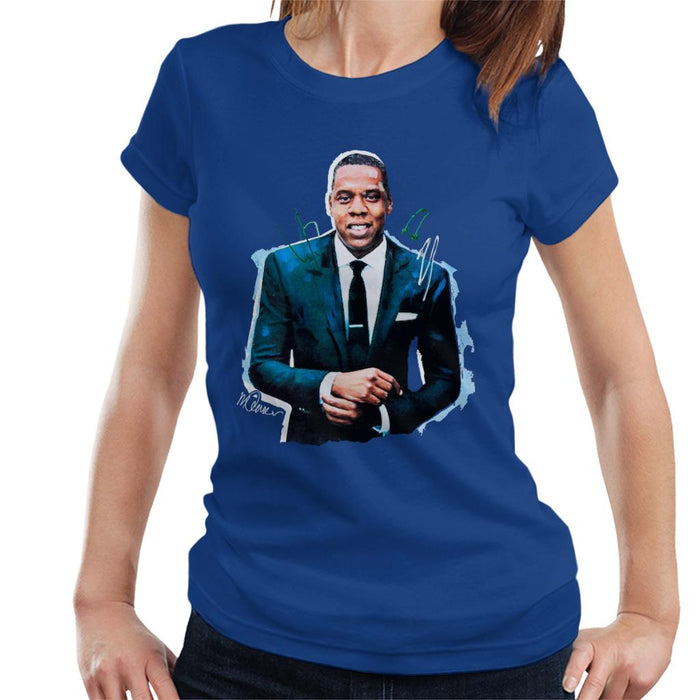 Sidney Maurer Original Portrait Of Jay Z Suit Women's T-Shirt