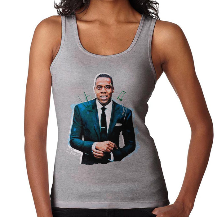 Sidney Maurer Original Portrait Of Jay Z Suit Women's Vest