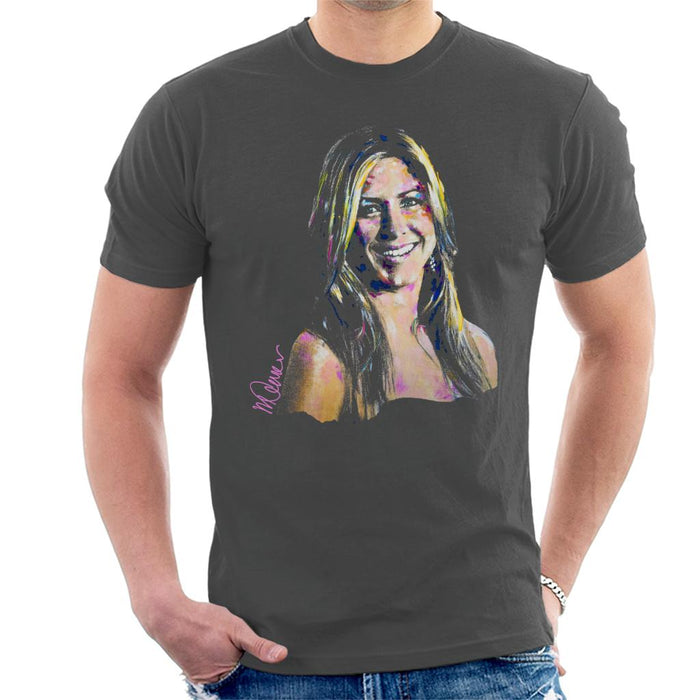 Sidney Maurer Original Portrait Of Jennifer Aniston Men's T-Shirt