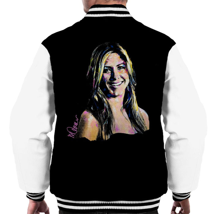 Sidney Maurer Original Portrait Of Jennifer Aniston Men's Varsity Jacket