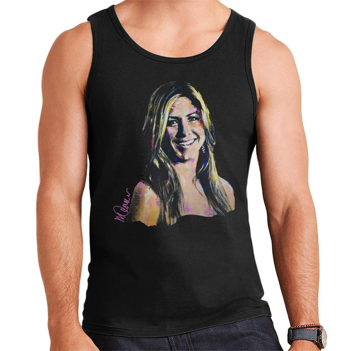 Sidney Maurer Original Portrait Of Jennifer Aniston Men's Vest