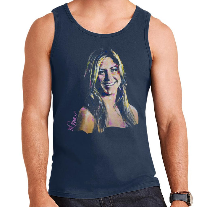Sidney Maurer Original Portrait Of Jennifer Aniston Men's Vest