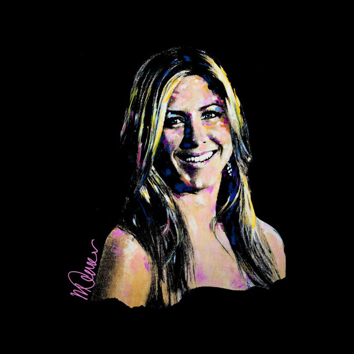 Sidney Maurer Original Portrait Of Jennifer Aniston Kid's Sweatshirt