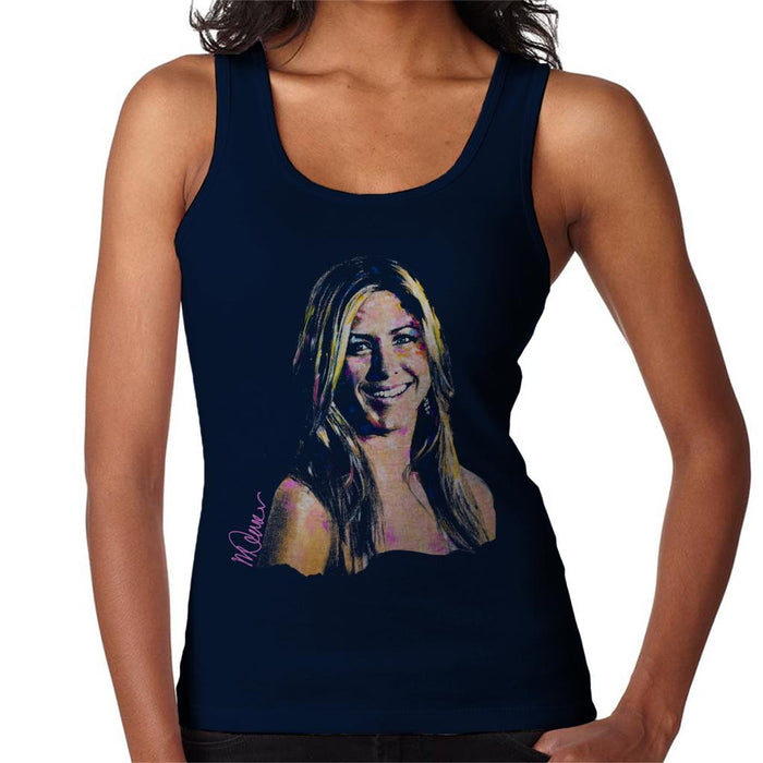 Sidney Maurer Original Portrait Of Jennifer Aniston Women's Vest