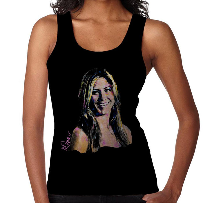 Sidney Maurer Original Portrait Of Jennifer Aniston Women's Vest