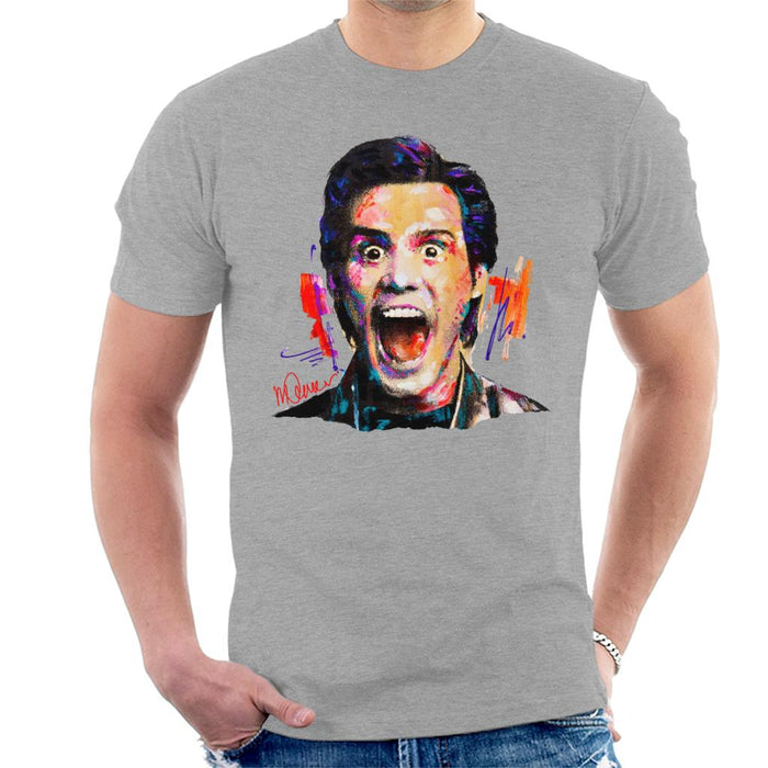 Sidney Maurer Original Portrait Of Jim Carrey Men's T-Shirt