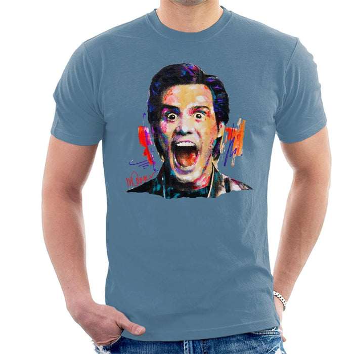 Sidney Maurer Original Portrait Of Jim Carrey Men's T-Shirt