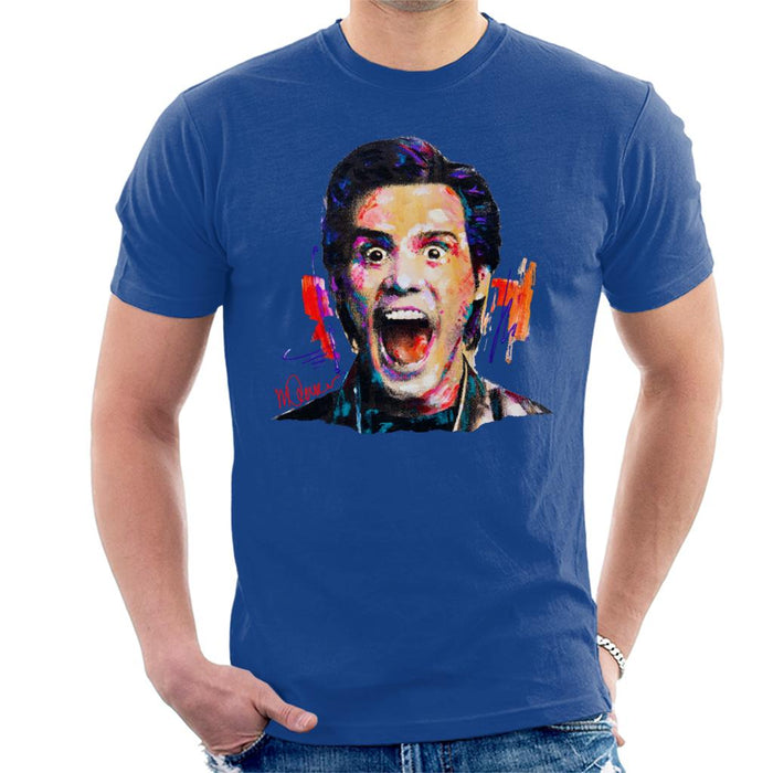 Sidney Maurer Original Portrait Of Jim Carrey Men's T-Shirt