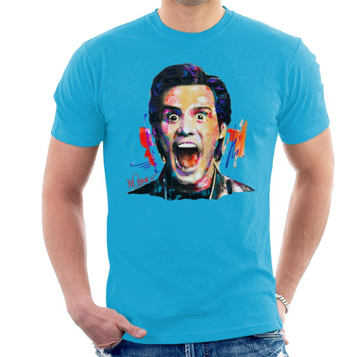 Sidney Maurer Original Portrait Of Jim Carrey Men's T-Shirt