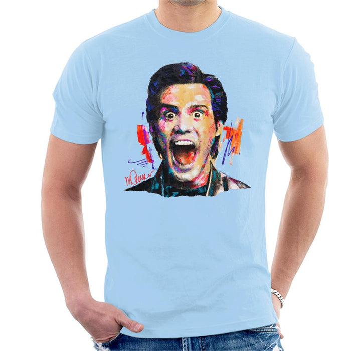 Sidney Maurer Original Portrait Of Jim Carrey Men's T-Shirt
