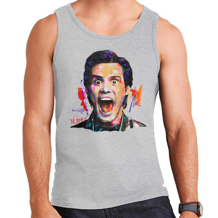 Sidney Maurer Original Portrait Of Jim Carrey Men's Vest