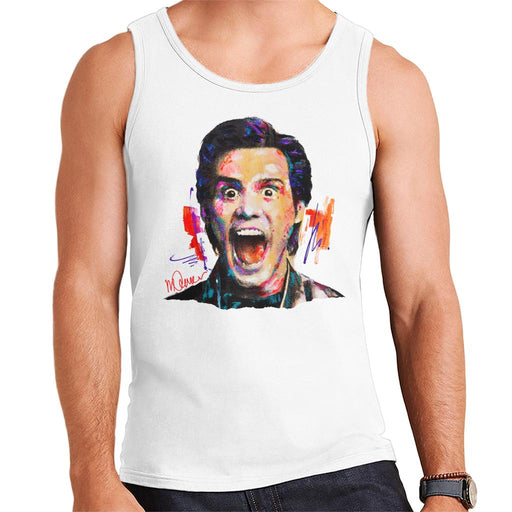 Sidney Maurer Original Portrait Of Jim Carrey Men's Vest