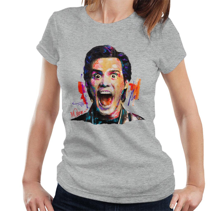 Sidney Maurer Original Portrait Of Jim Carrey Women's T-Shirt