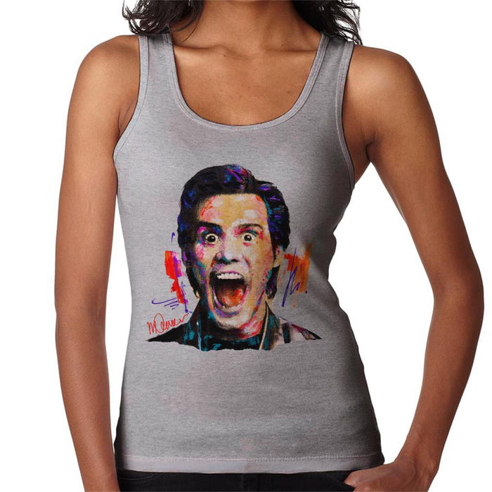 Sidney Maurer Original Portrait Of Jim Carrey Women's Vest