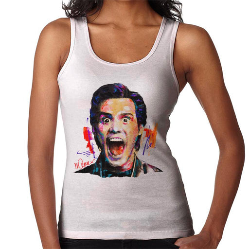 Sidney Maurer Original Portrait Of Jim Carrey Women's Vest