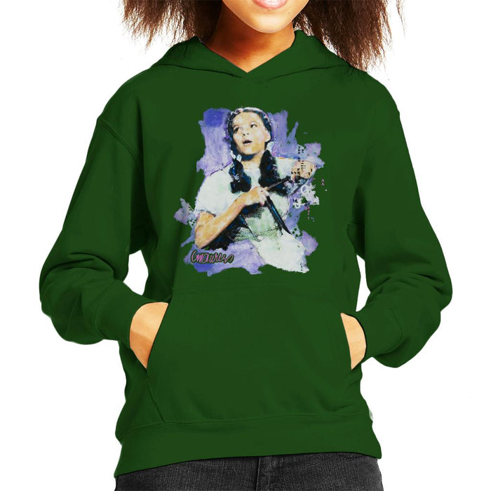 Sidney Maurer Original Portrait Of Judy Garland Wizard Of Oz Kid's Hooded Sweatshirt